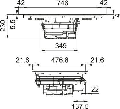 Franke Hob Extractor Mythos 2gether Icon Steel FMY 8391 HI