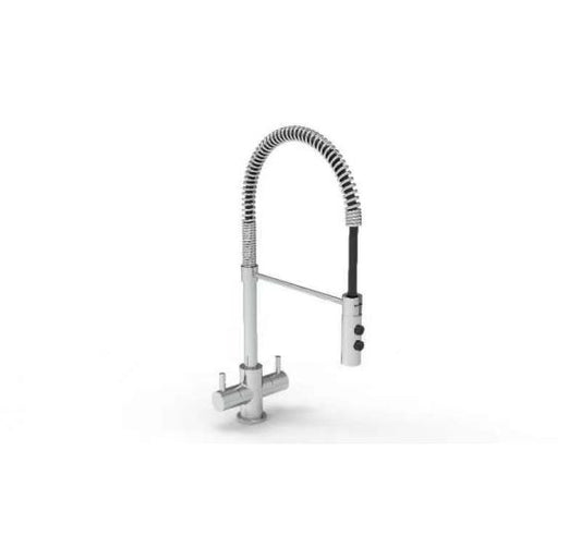 Reginox Titania CH Kitchen Mixer Tap with Pull Out Spout Chrome