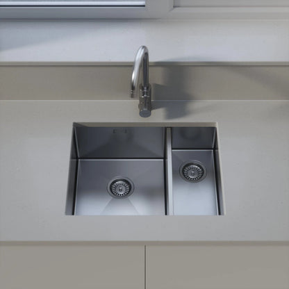 UKinox TNL 340.70.30  Polished1.5 Bowl Handmade SS Undermount/Inset kitchen sink