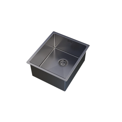 UKinox TNL 340 Polished 1 Bowl Handmade SS Undermount/Inset kitchen sink