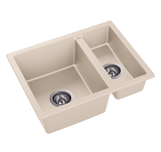 Reginox Toulon 600x460 Composite Undermount Reversible 1.5 Bowl Kitchen sink