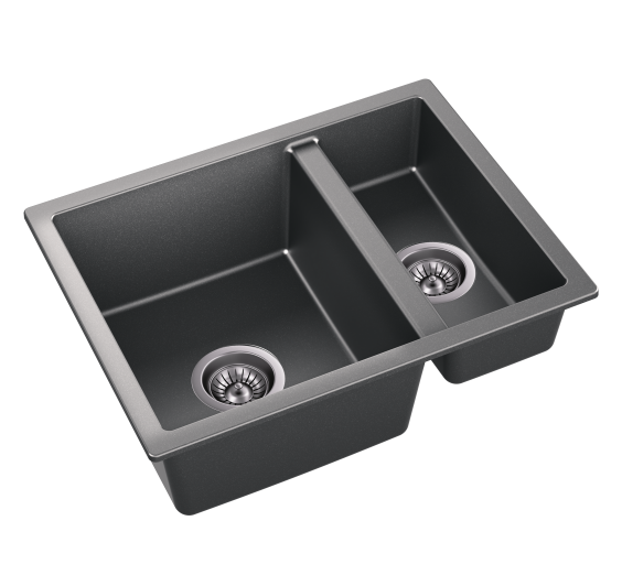 Reginox Toulon 600x460 Composite Undermount Reversible 1.5 Bowl Kitchen sink