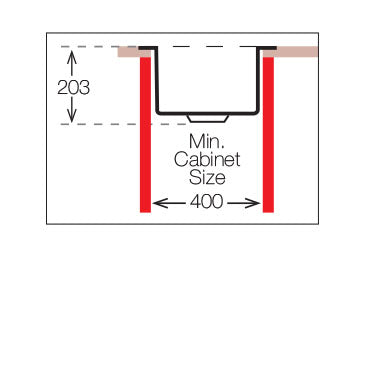 UKinox TNL 340 Polished 1 Bowl Handmade SS Undermount/Inset kitchen sink