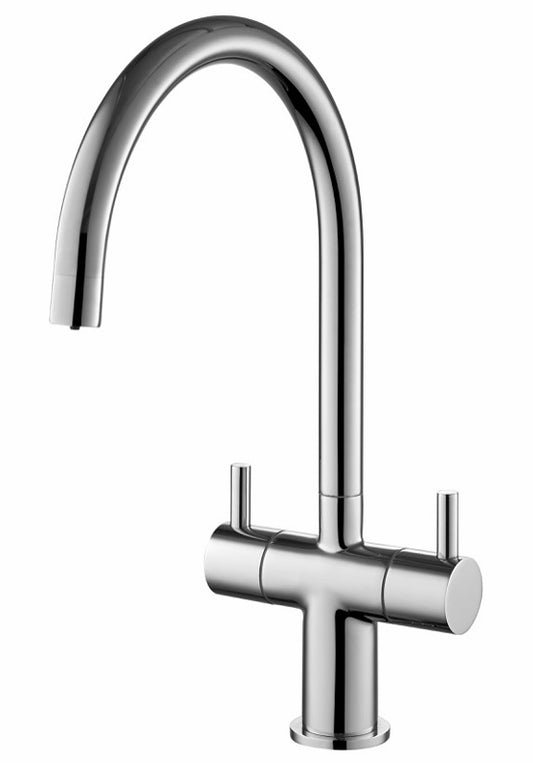 Trento Twin Lever Kitchen Mixer Tap
