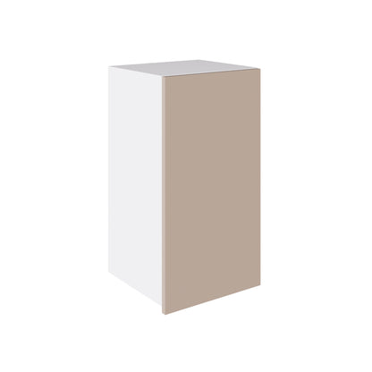 True Handleless SuperGloss Cashmere Kitchen Wall Cabinets with UNICLIC Technology, Flat packed