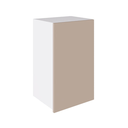 True Handleless SuperGloss Cashmere Kitchen Wall Cabinets with UNICLIC Technology, Flat packed