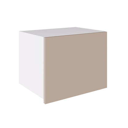 True Handleless SuperGloss Cashmere Kitchen Wall Cabinets with UNICLIC Technology, Flat packed