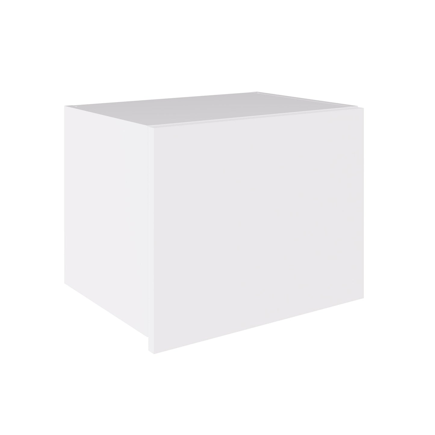 True Handleless SuperMatt White Kitchen Wall Cabinets with UNICLIC Technology, Flat packed