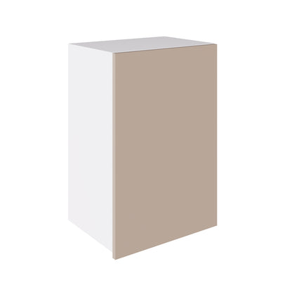 True Handleless SuperGloss Cashmere Kitchen Wall Cabinets with UNICLIC Technology, Flat packed