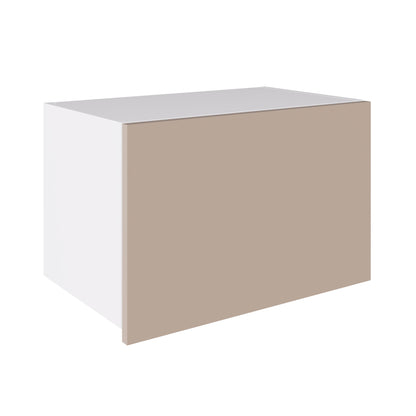 True Handleless SuperGloss Cashmere Kitchen Wall Cabinets with UNICLIC Technology, Flat packed