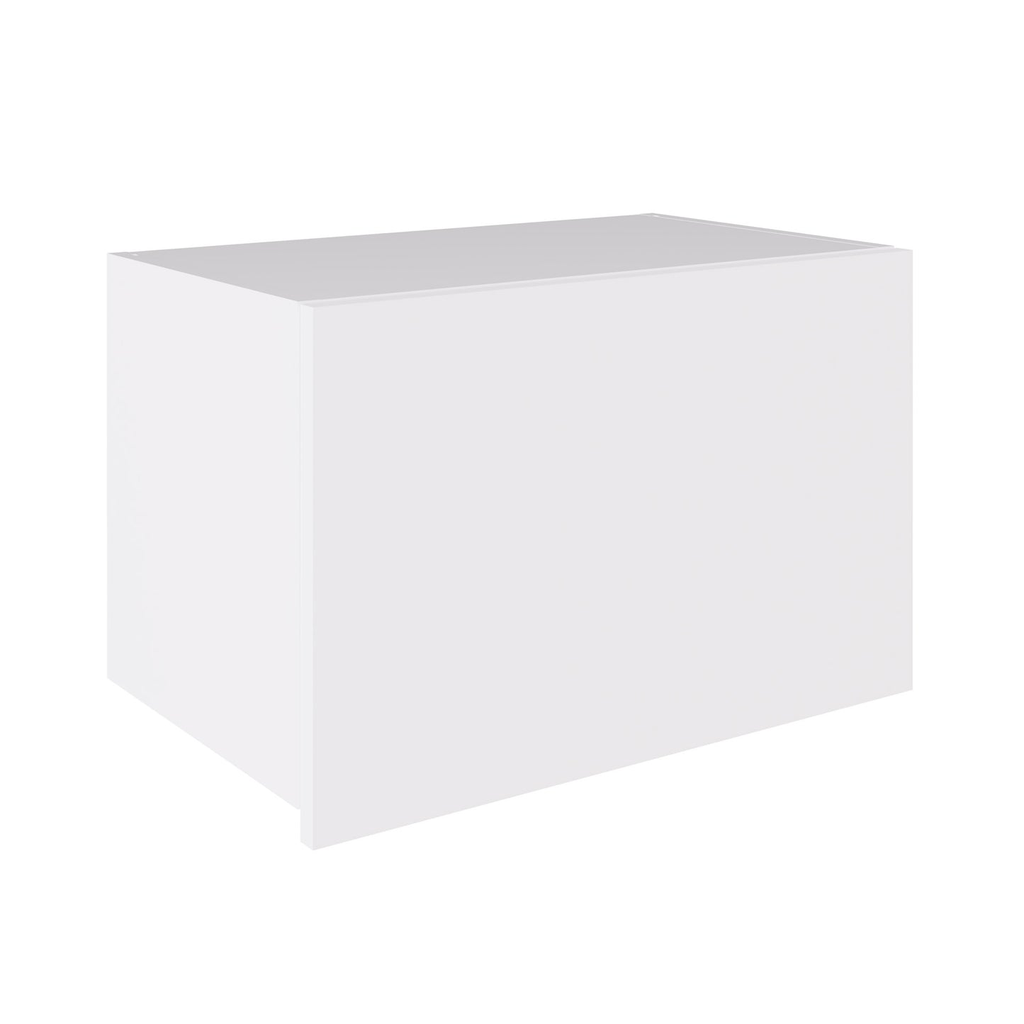 True Handleless SuperMatt White Kitchen Wall Cabinets with UNICLIC Technology, Flat packed