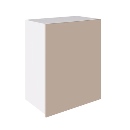 True Handleless SuperGloss Cashmere Kitchen Wall Cabinets with UNICLIC Technology, Flat packed