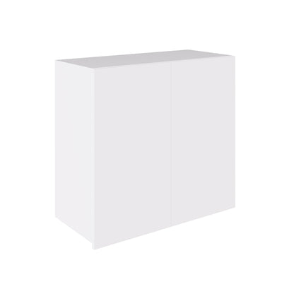 True Handleless SuperMatt White Kitchen Wall Cabinets with UNICLIC Technology, Flat packed