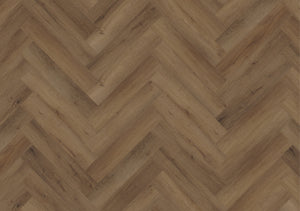 Lignum Core Truffle Oak Herringbone - Pack Size:2.23m²