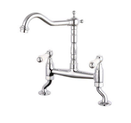 Reginox Utica CH 2 hole Kitchen mixer tap chrome
