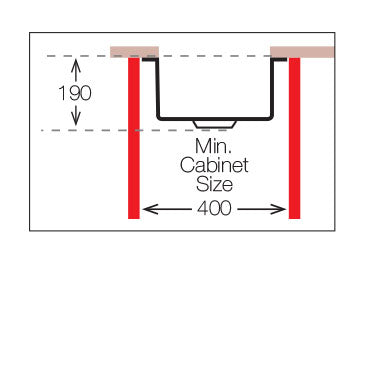 UKinox D 340/R50 Single Bowl Polished Stainless Steel Undermount kitchen sink