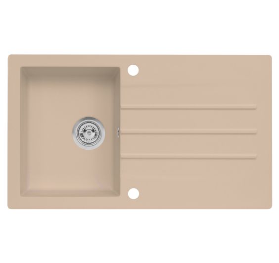 Reginox VALENCE 860x500 Composite Single Bowl Reversible Inset Kitchen sink