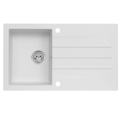 Reginox VALENCE 860x500 Composite Single Bowl Reversible Inset Kitchen sink