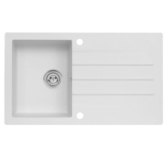 Reginox VALENCE 860x500 Composite Single Bowl Reversible Inset Kitchen sink