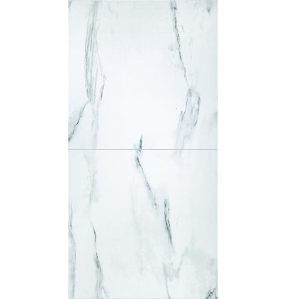 DuraPanel White Marble Matt Tile Effect 2400 x 585mm Tongue&Groove