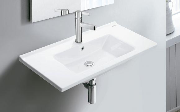 RIGA PORCELAIN WASHBASIN WHITE (4100)