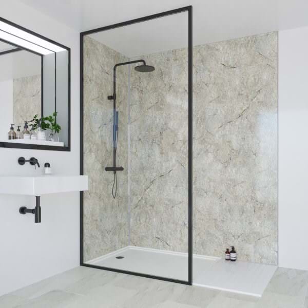 Multipanel Classic Collection Antique Marble Shower Panels 701