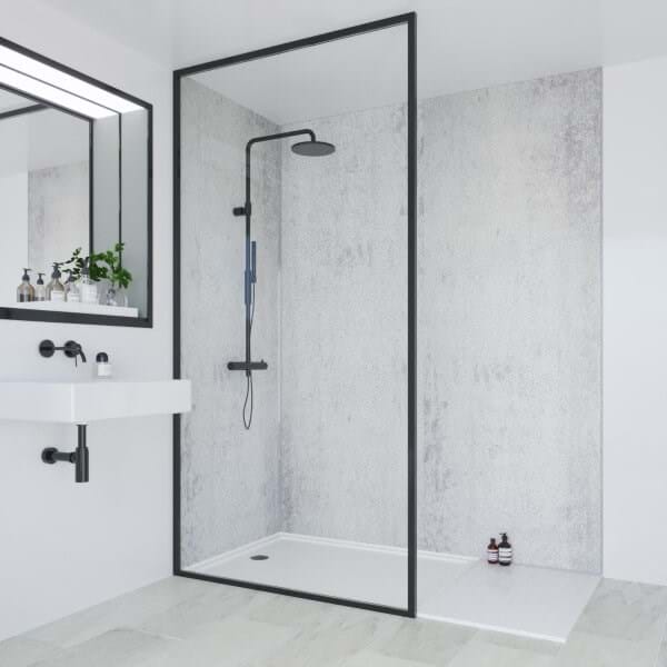 Multipanel Contemporary Collection Arctic Stone Shower Panels 3331