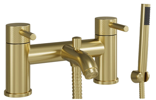 VRB Aspect Tap Range Brushed Brass Bath and Basin taps