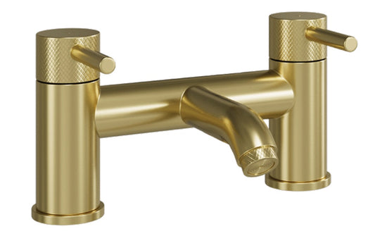 VRB Aspect Tap Range Brushed Brass Bath and Basin taps