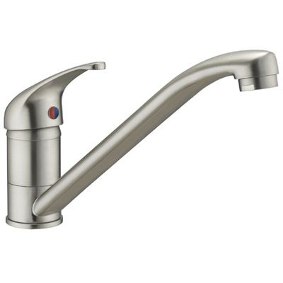 Brushed Nickel Kitchen Mixer Tap (Aero 9 brushed)