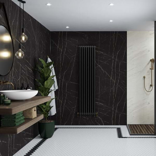 Multipanel Linda Barker Black Pietra Shower Panels 206