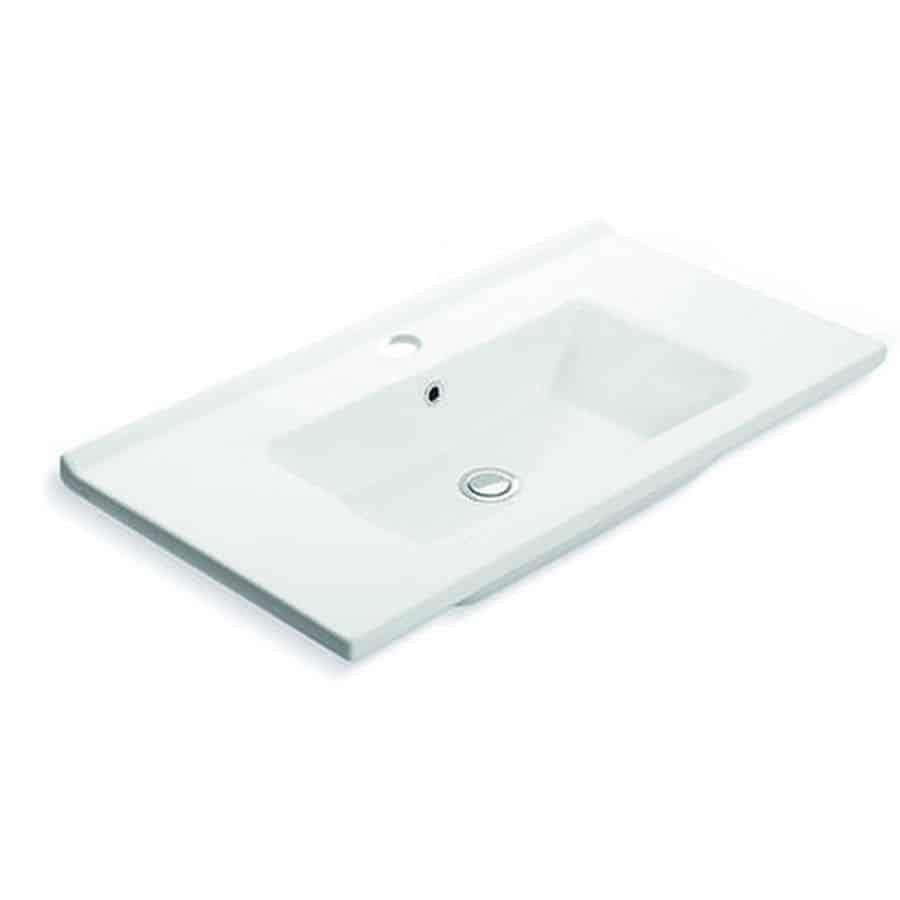 RIGA PORCELAIN WASHBASIN WHITE (4100)
