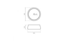 Load image into Gallery viewer, RENNES PORCELAIN WASHBASIN GREY (4118)
