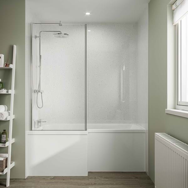 Multipanel Classic Collection White Snow Shower Panels 9923