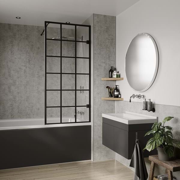 Multipanel Linda Barker Concrete Elements Shower Panels 8830