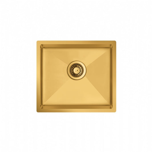 ColorX 1 bowl Gold Undermount/Inset kitchen sink 450x400mm TNL 450