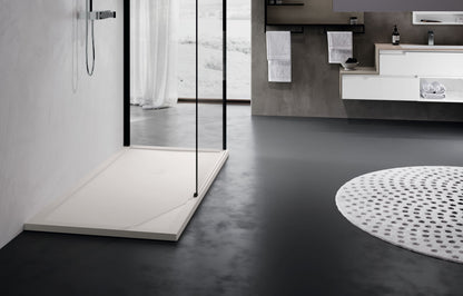 Novellini Olympic Plus, White Shower tray reinforced with steel profiles, Various sizes
