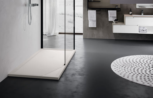 Novellini Olympic Plus, White Shower tray reinforced with steel profiles, Various sizes