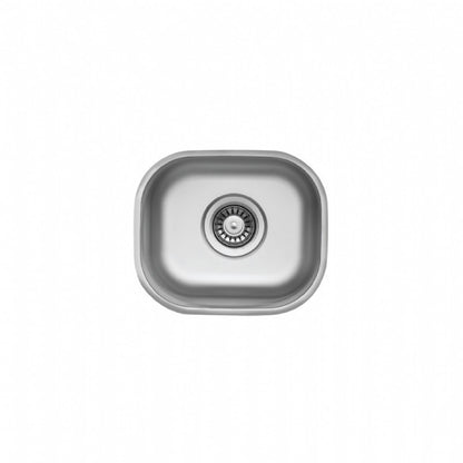 UKinox D 265 Single Bowl Polished Stainless Steel Undermount kitchen sink