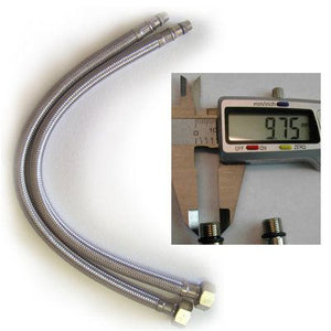 10mm Monobloc Flexible Tap Tails At 400mm Long