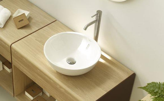 VILLAREAL PORCELAIN WASHBASIN WHITE (4128)