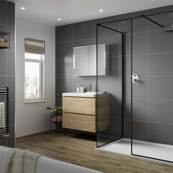 Multipanel Large Tile Collection Dust Grey Shower Panels 598x2400 MT732