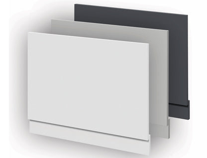 VRB Steel Bath 2 Tap hole 1500/1600/1700x700mm Bath Panels White/Light Grey/Dark Grey