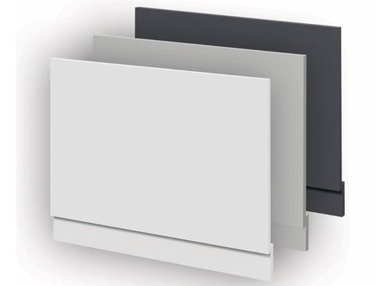 VRB Steel Bath  No Tap hole 1500/1600/1700x700mm Bath Panels White/Light Grey/Dark Grey