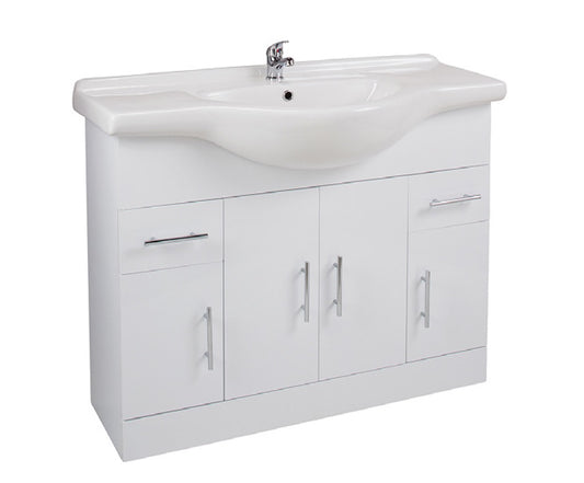 VRB Essentials 1050mm Vanity Unit & Basin 1050V Rigid