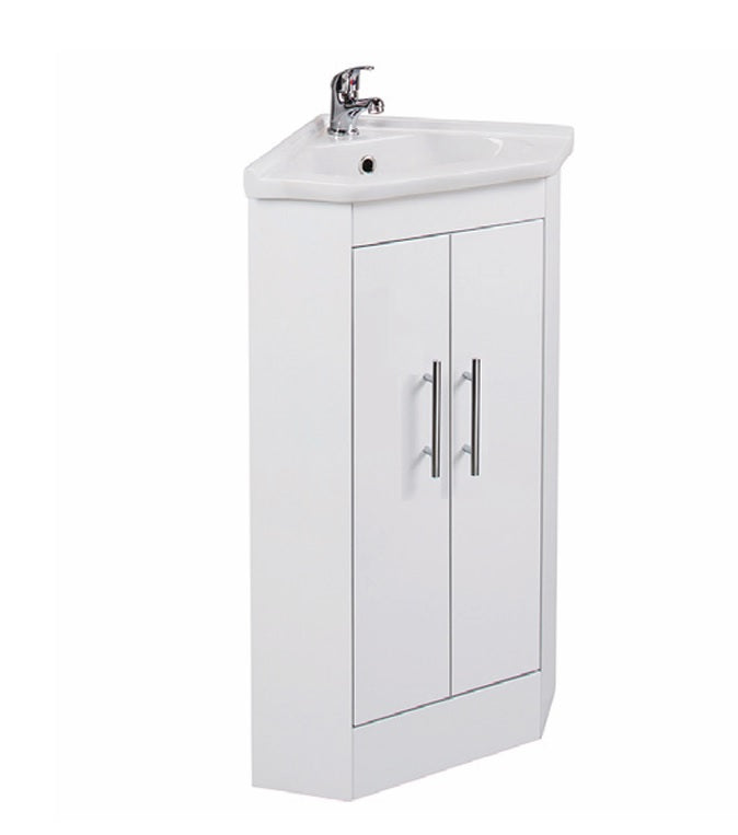 Essentials 400mm Corner Unit & Basin C400 Rigid