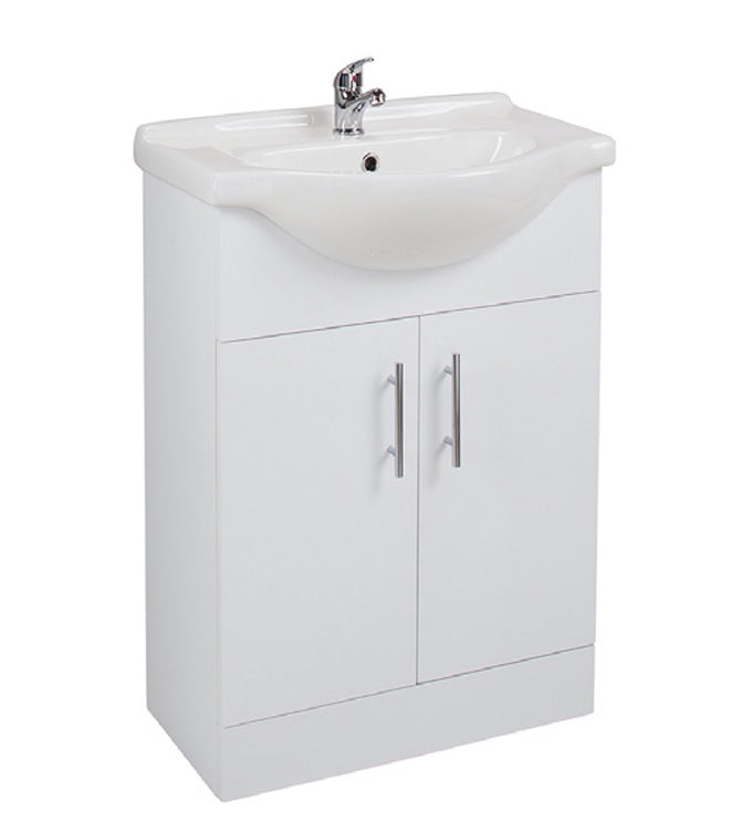 Essentials 650mm Vanity Unit & Basin 650V Rigid
