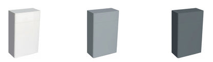 100% WaterProof VRB Evo PVC White/Light Grey/Dark Grey 500mm Toilet/WC Box Unit