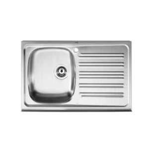 ROCA M-451 Commercial Single Bowl Single Drainer Kitchen Sink 900 X 600MM   WALL BENCH PROFILE