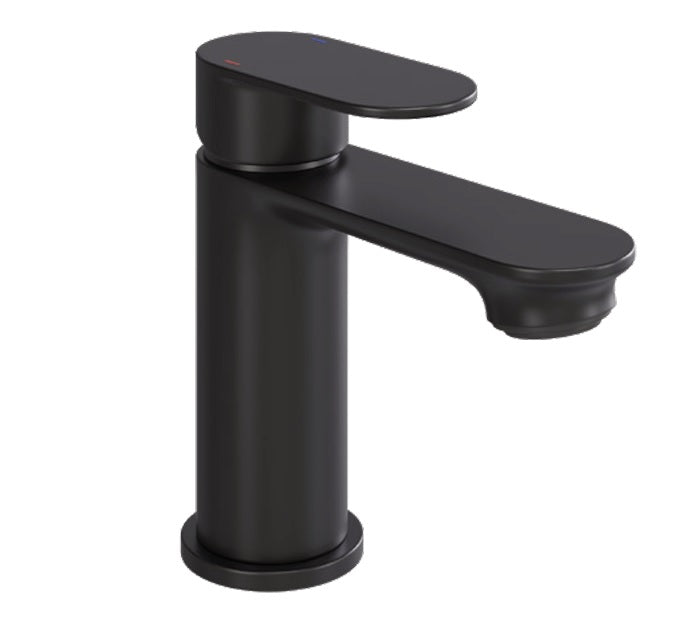 Flowline Tap Range Matte Black finish Bath and Basin taps